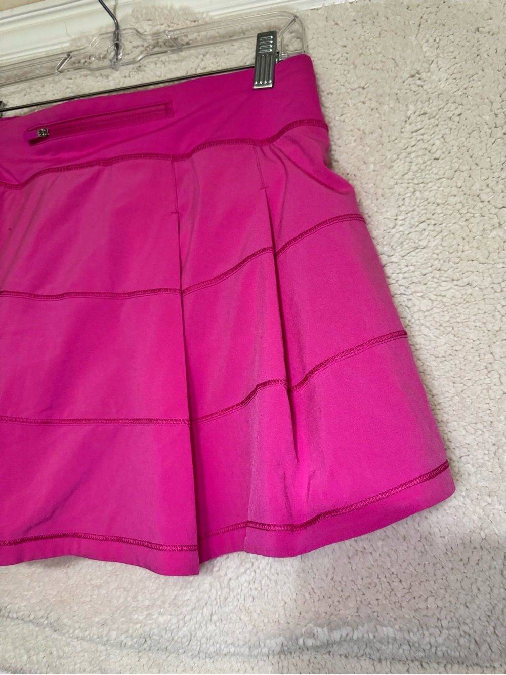 Lululemon Pace Rival Skirt (Tall) *4-way Stretch 15" Pink Highlight Size 6 - Picture 6 of 16